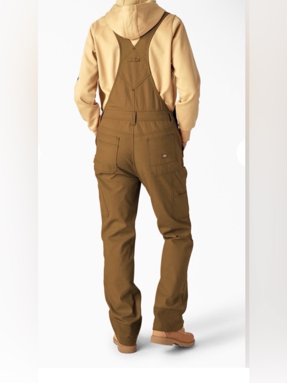 Dickies Women's Brown/Tan Work Overalls - Picture 2 of 4